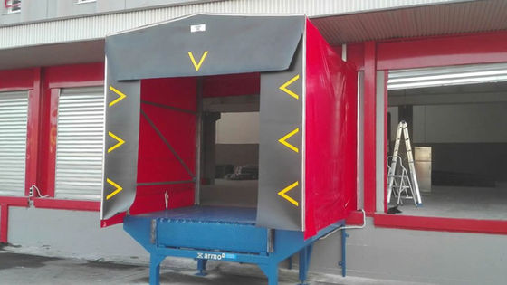 Capote automatiche in PVC con rivestimento in acciaio galvanizzato per magazzini